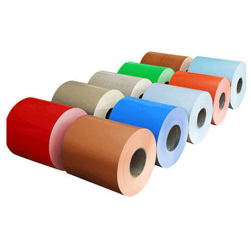 Colour coated steel coils in multiple colours