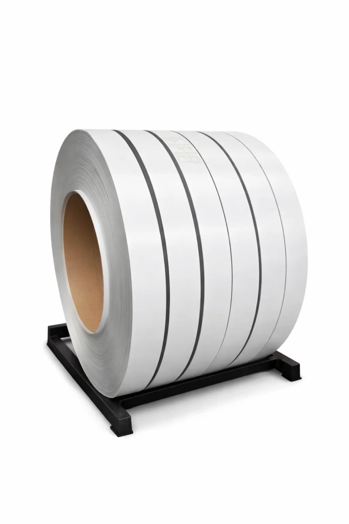 White colour coated steel slit coil