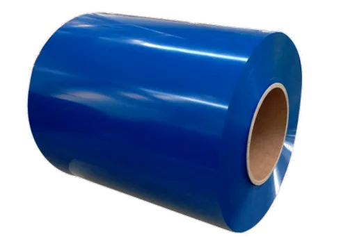Blue colour coated steel coil