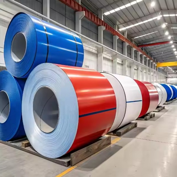 Colour coated steel coils in multiple finishes